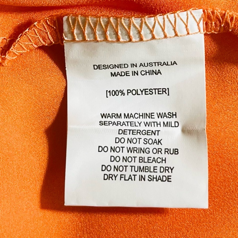 Paper Heart Elegant Orange Sleeveless Maxi Dress L - Picture 8 of 12